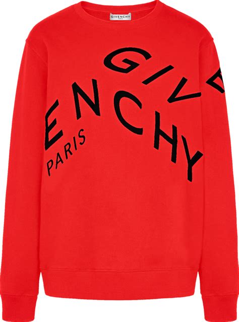 givenchy crewneck red|Givenchy sweatshirts women.